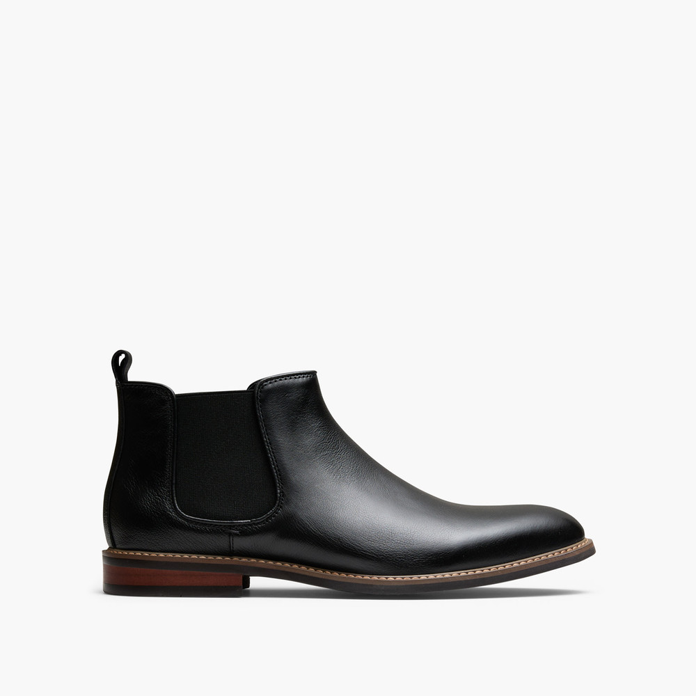 Lucca Black Chelsea Boots