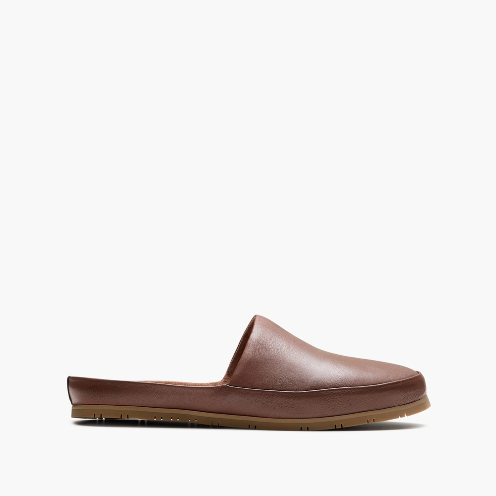 Fairmont Cognac Slippers