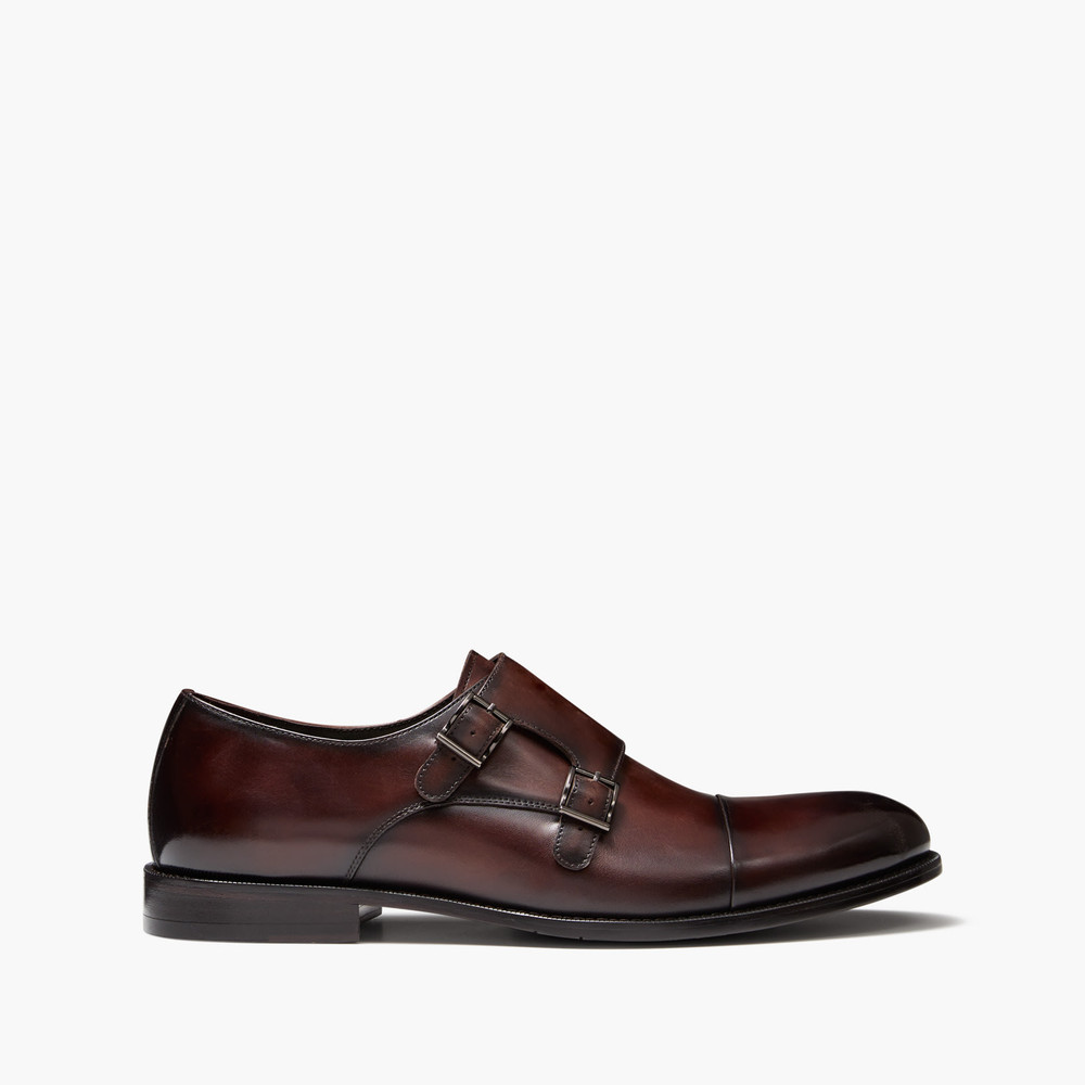 Balmoral Brown Monk Strap Shoes