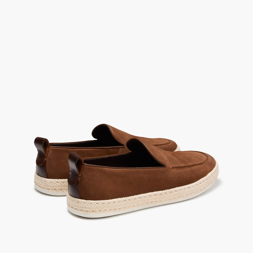 Webster Suede Tobacco Espadrilles