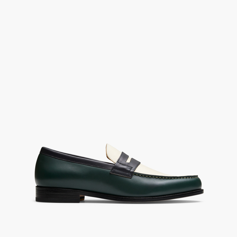 College Leather Multicolour Loafers