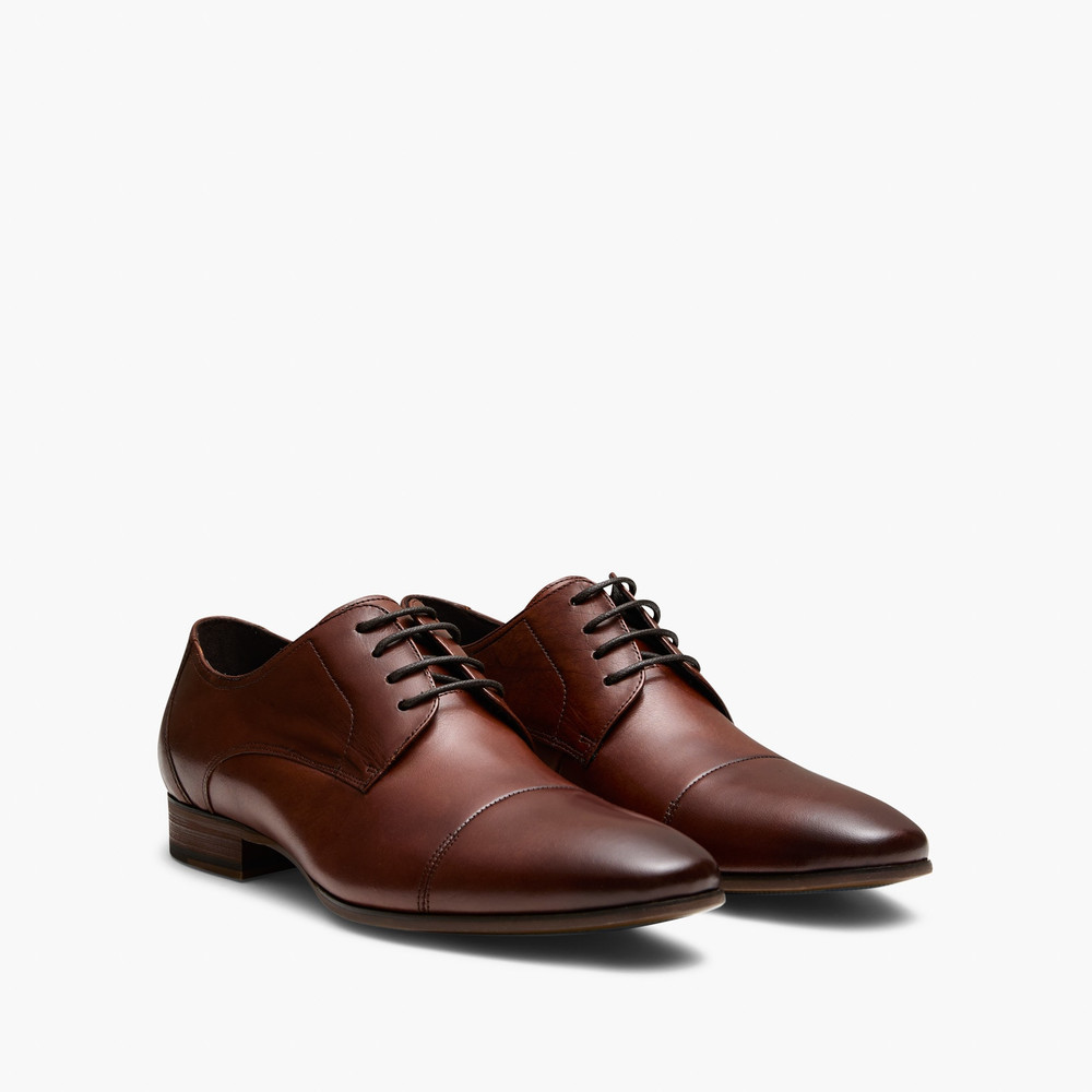 Capri Tan Lace Up Shoes