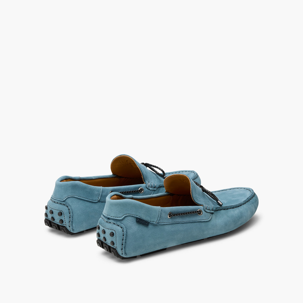California Light Blue Driving Shoes