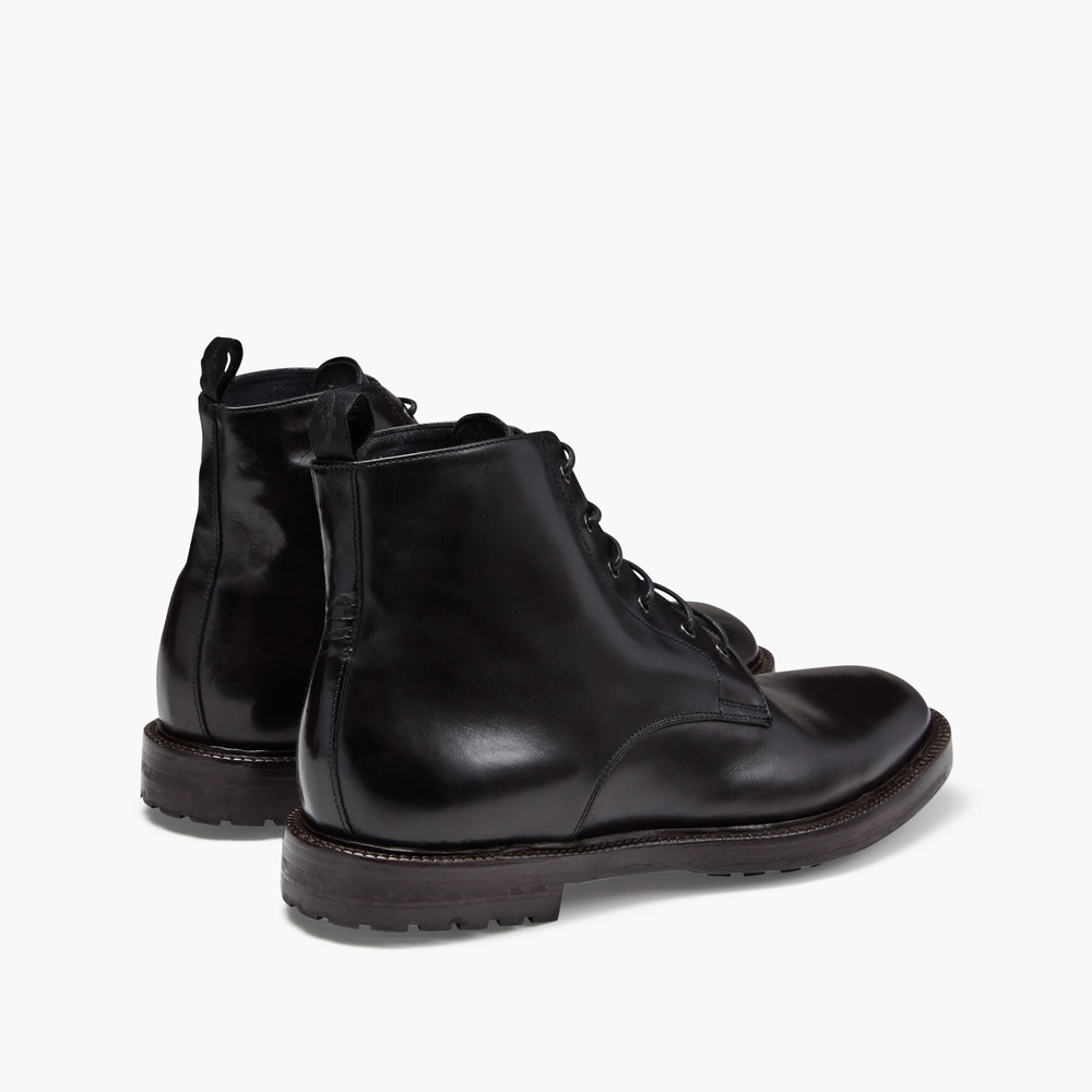 Ingram Black Military Boots