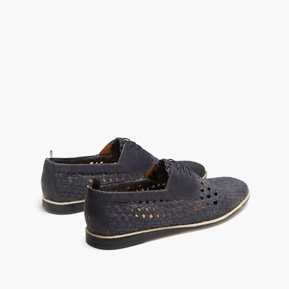 Cabo Nubuck Navy Casual Shoes
