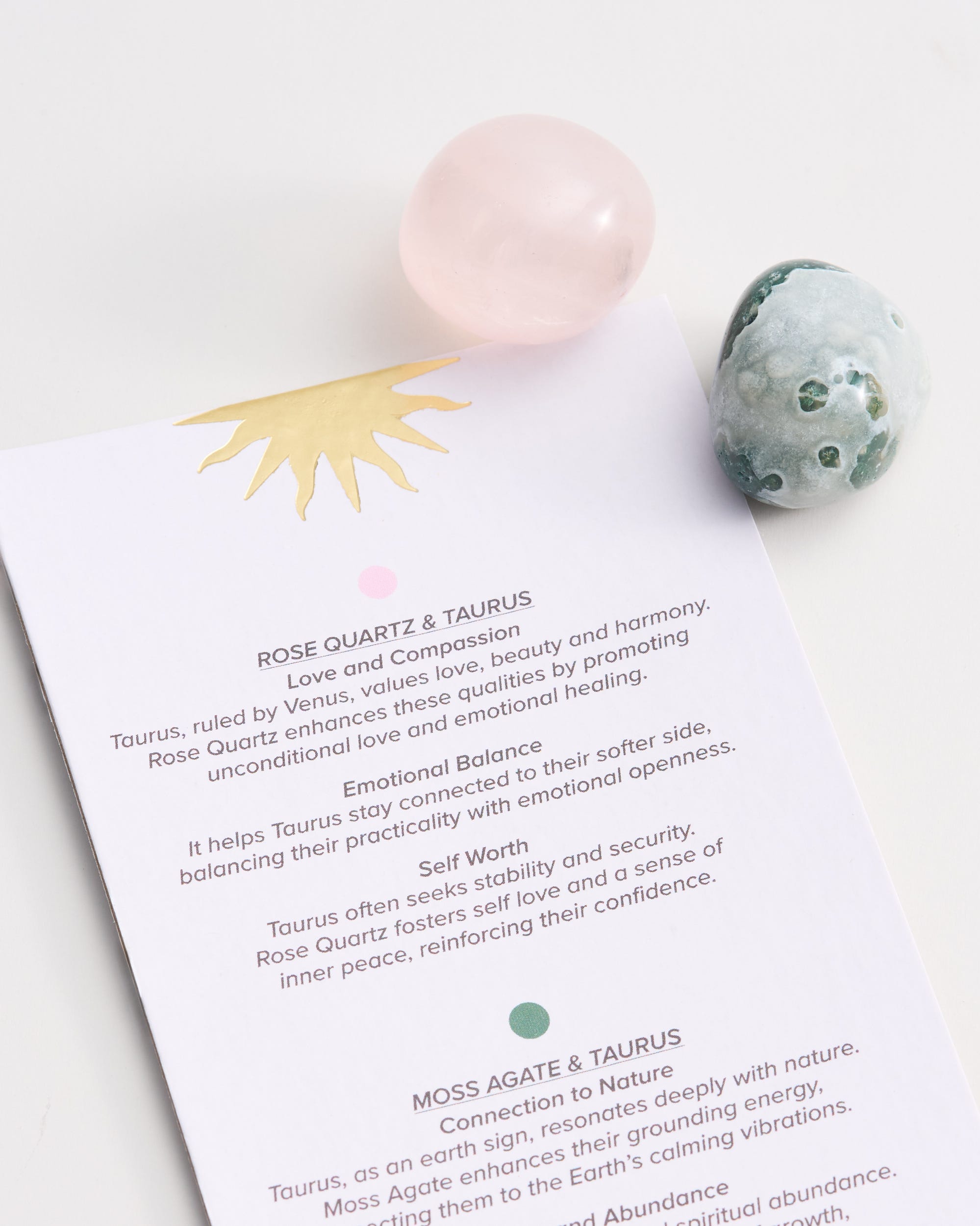 Taurus Zodiac Crystal Set