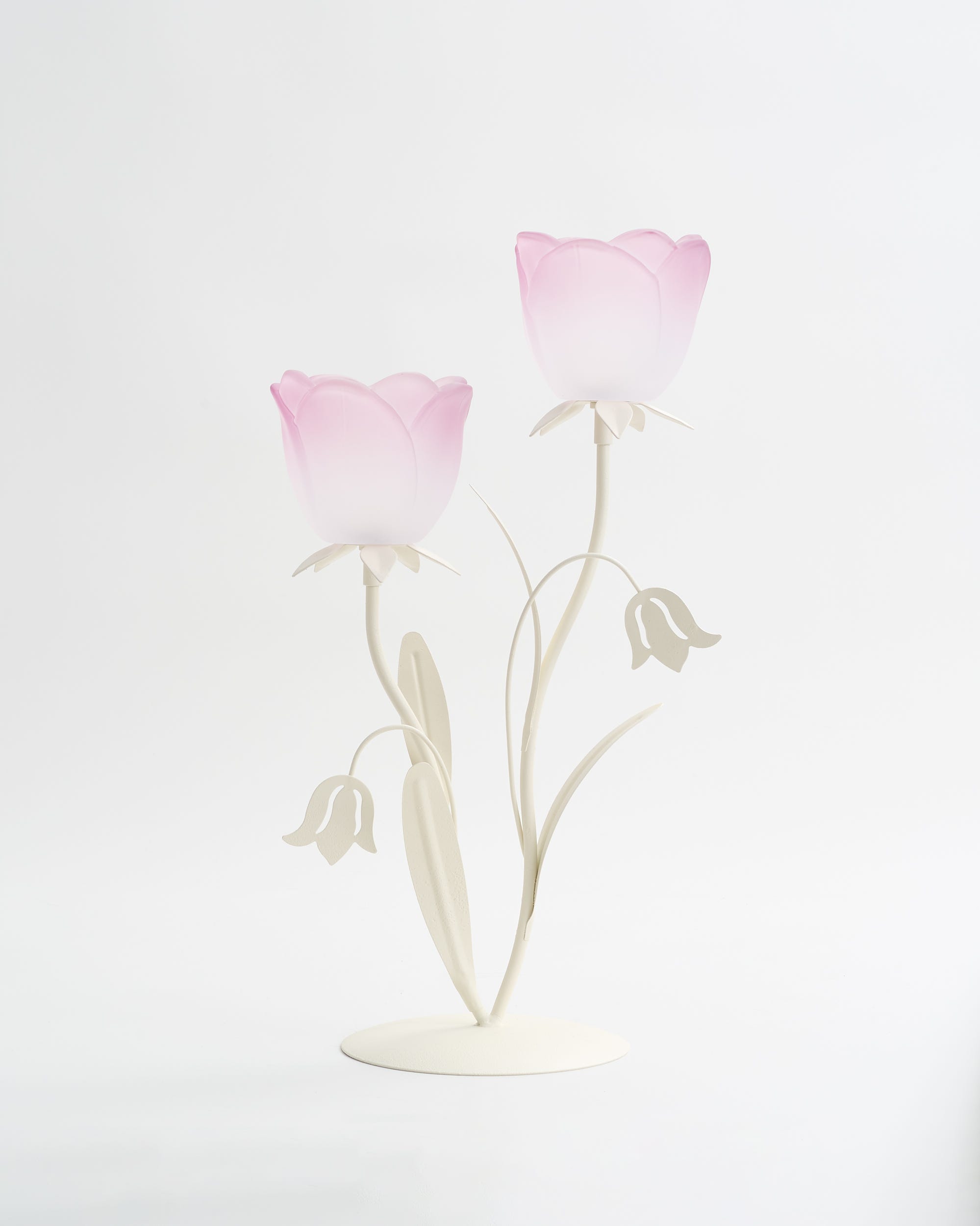 Tulip Glory Tealight Holder 2 Cup Lilac