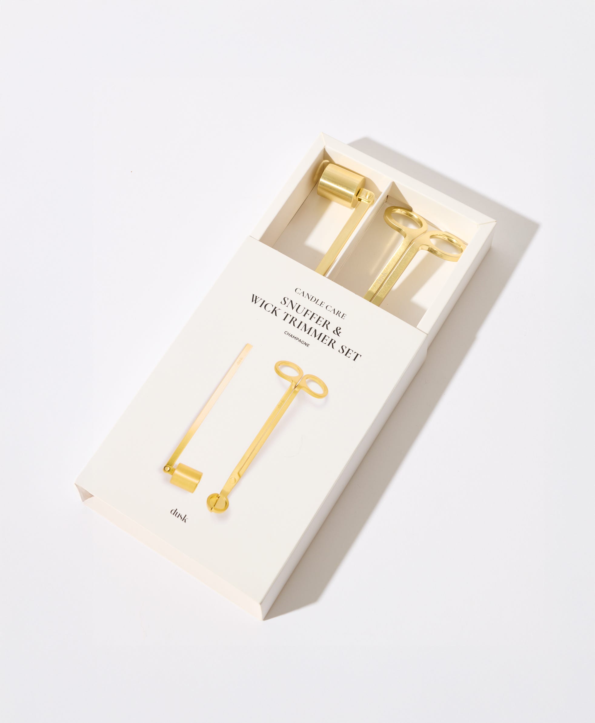 Candle Snuffer & Wick Trimmer Champagne