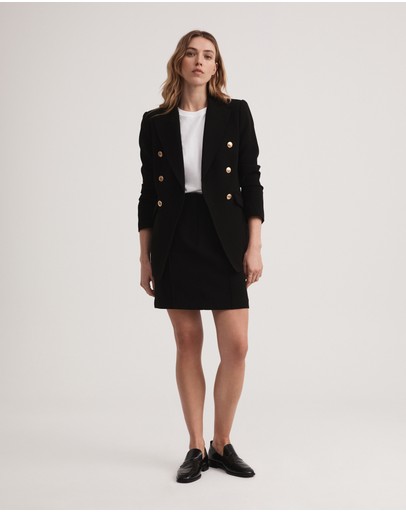 Witchery Fly Front Mini Skirt