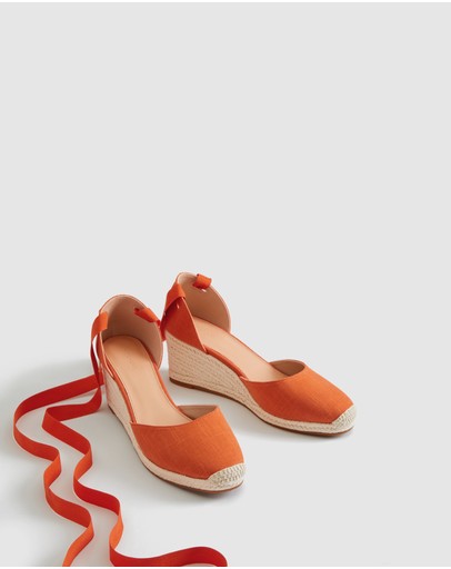 Witchery Tahiti Linen Blend Wedge