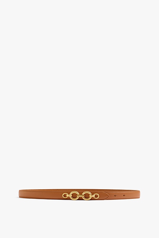 Oval Link Chain Belt - Faded Terracotta