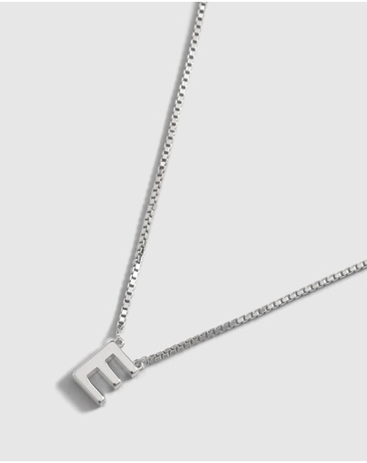 Witchery Sterling Silver Initial Necklace