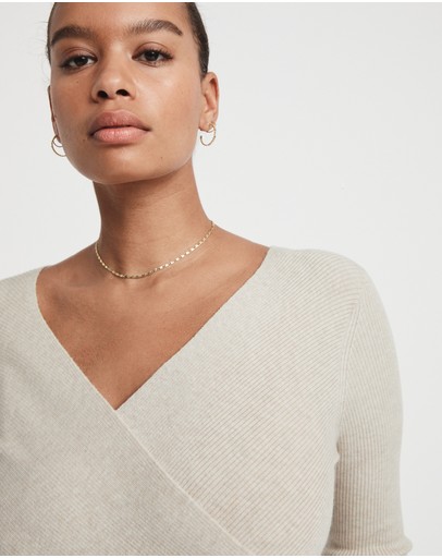 Witchery Wrap Front Knit