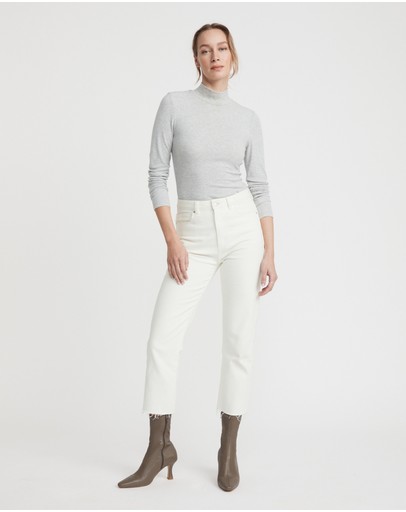 Witchery Rib Turtle Neck Top