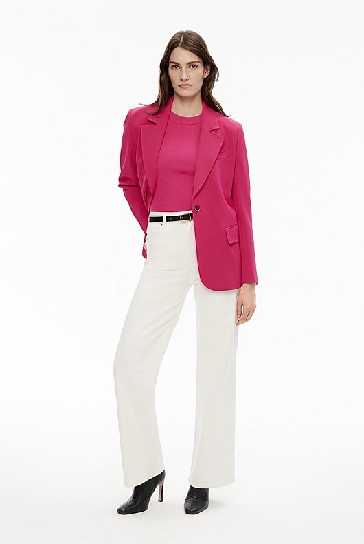 Bind Detail Racer - Dahlia Pink