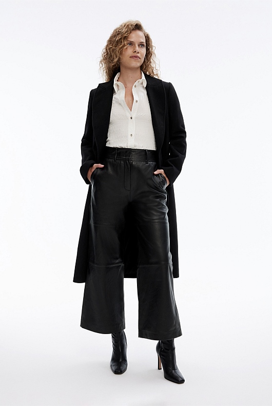 Cotton Shirred Shirt - Chalk