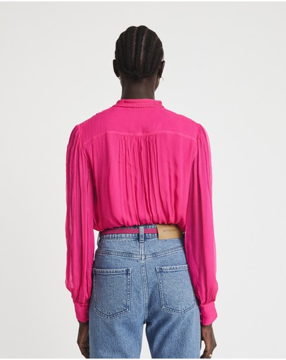 Witchery Pin Tuck Detail Blouse