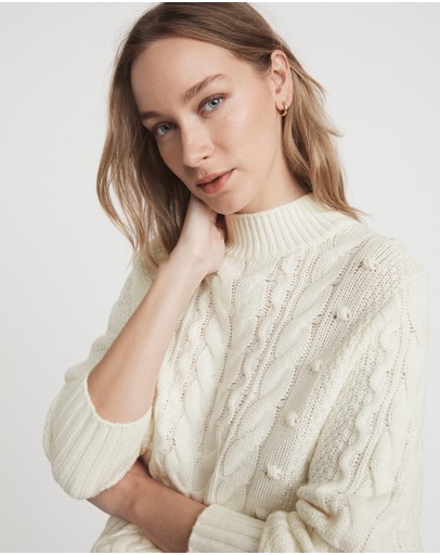 Witchery Split Cable Knit