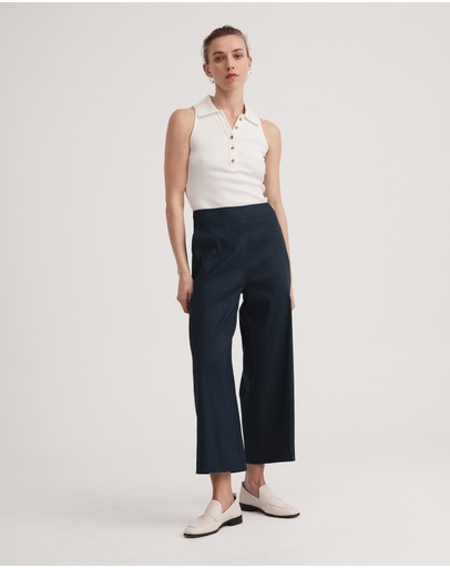 Witchery Stretch Linen Blend Pant