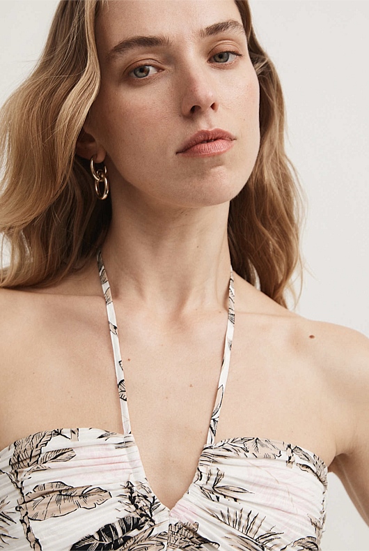 Jungle Print Bodice - Sahara