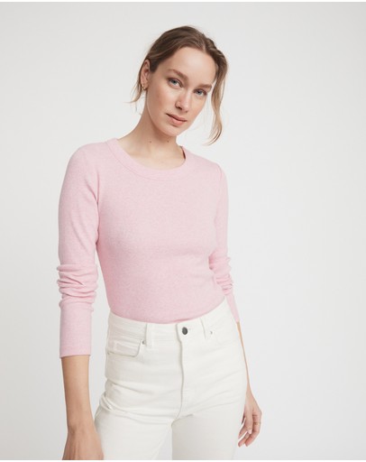 Witchery Long Sleeve Rib Top