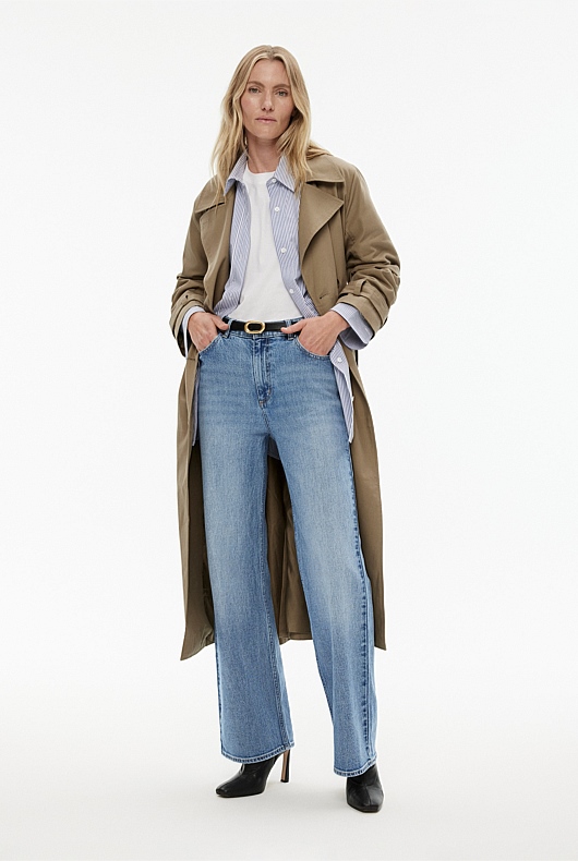 Super High Rise Jean - Vintage Wash Denim