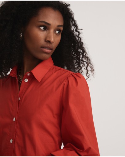 Witchery Cotton Poplin Tier Trapeze Dress