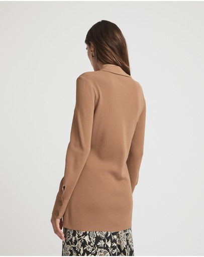 Witchery Long Line Button Knit