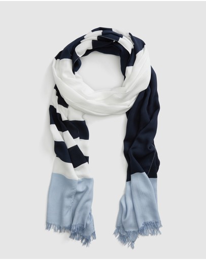 Witchery Twill Stripe Scarf