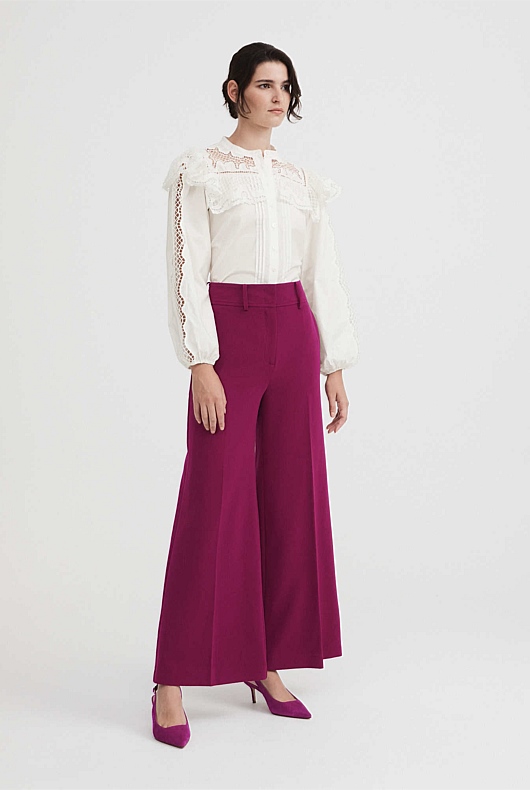 Cotton Lace Blouse - Chalk