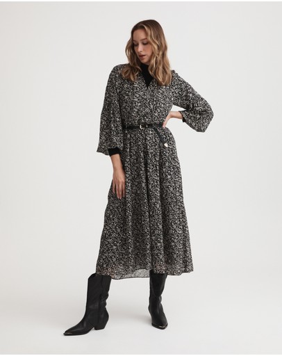 Witchery Foulard Print Boho Dress