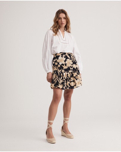 Witchery Tahiti Linen Blend Wedge