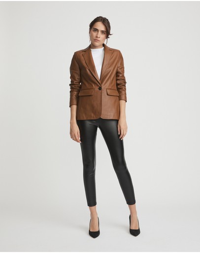 Witchery Coated Ponte Legging