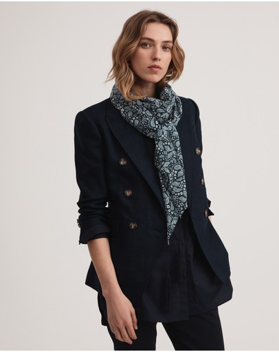 Witchery Geo Tassel Scarf