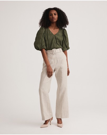 Witchery Seersucker Blouse