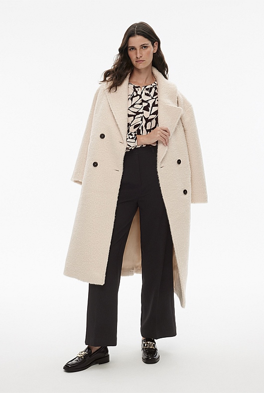 Block Foliage Blouse - Zinc