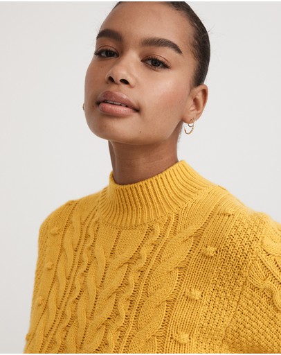 Witchery Split Cable Knit