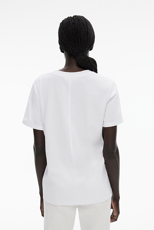 Staple Cotton Crew - Pure White