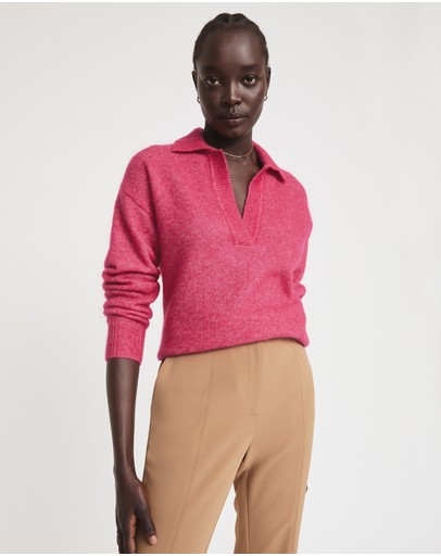 Witchery Henley Lofty Knit