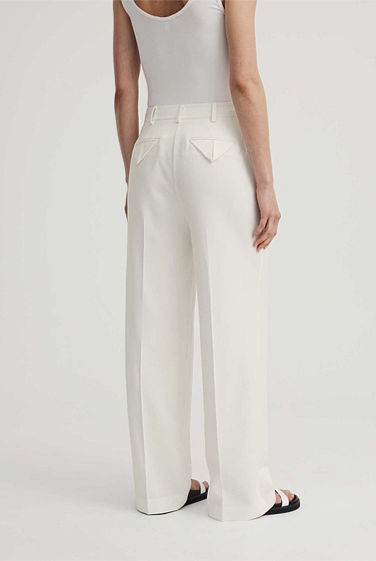 Straight Leg Pant - Chalk