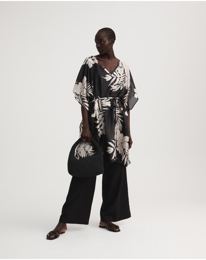 Witchery Silk Print Kaftan