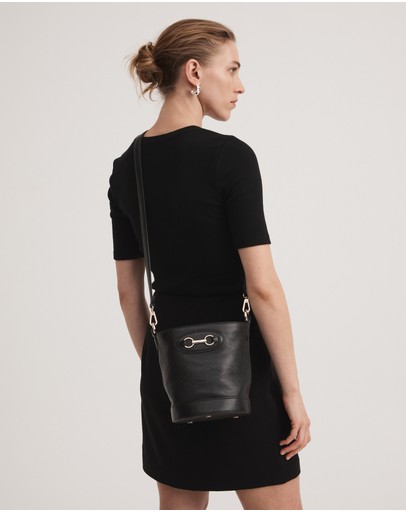 Witchery Uma Leather Bucket Bag