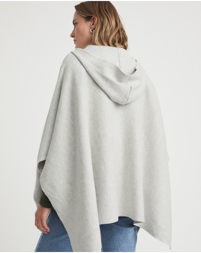 Witchery Hooded Knit Poncho