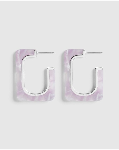 Witchery Geo Acetate Hoops