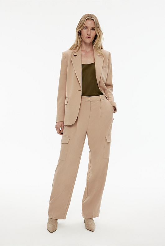 Silk Satin Scoop Camisole - Jungle