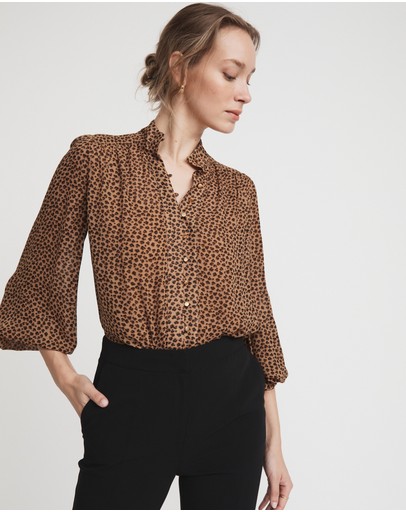 Witchery Animal Print Blouse
