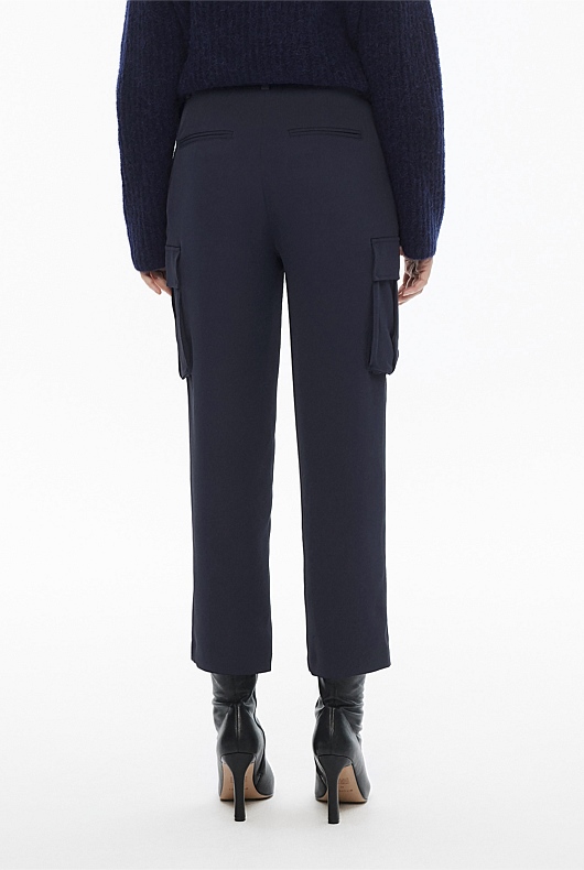 Cargo Straight Leg Pant - Blue Night