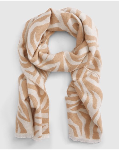 Witchery Tiger Jacquard Scarf