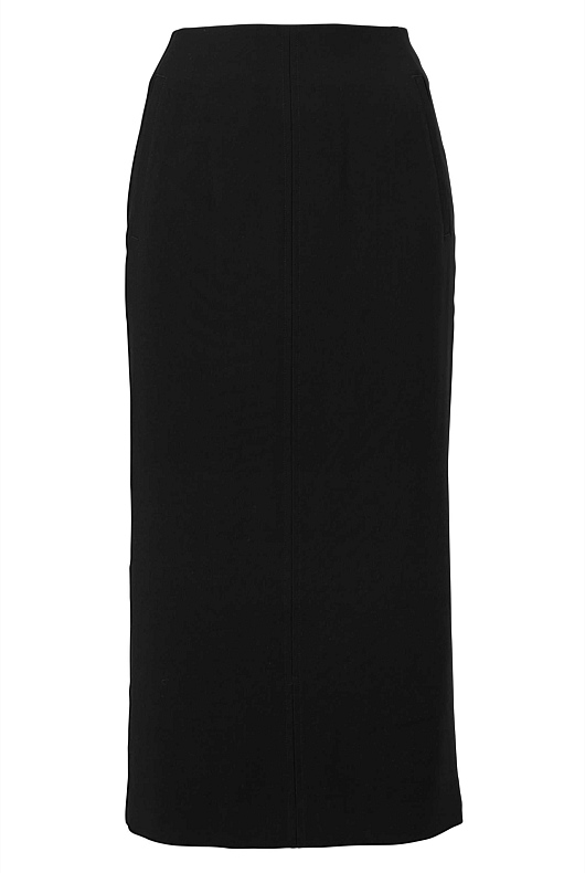Seam Detail Pencil Skirt - Black