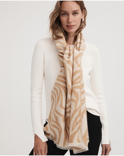 Witchery Tiger Jacquard Scarf